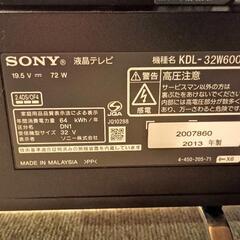 KDL-32W600Aの画像