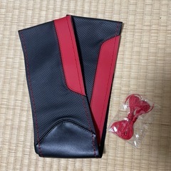 牛革車ハンドルカバー