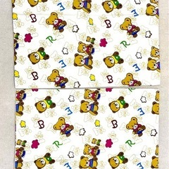クマのキャラクター クッションカバー 新品未使用　2枚の画像