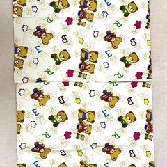 クマのキャラクター クッションカバー 新品未使用　2枚の画像