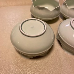 青磁の小鉢5個組（中古品）の画像