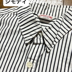 チャビーギャング　130 おしゃれ　ストライプシャツ　の画像