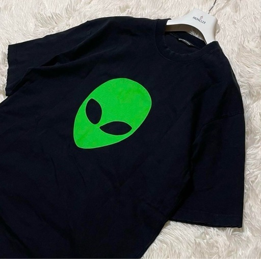 Balenciaga 20年 ALIEN HEAD Tシャツ ダメージ加工