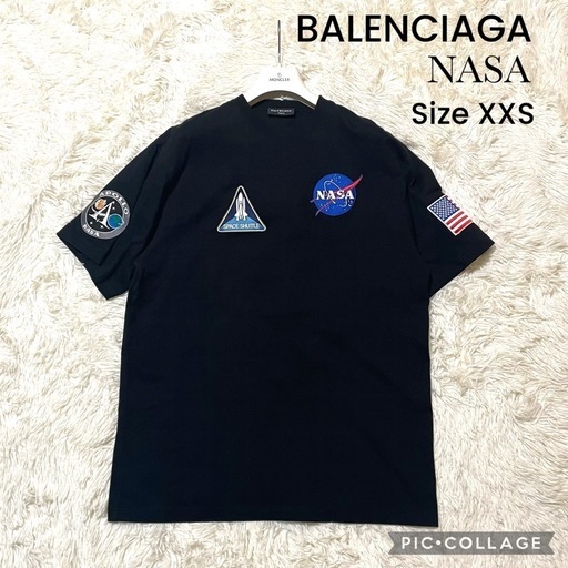 《最高峰の絶品》Balenciaga NASAコラボ限定Tシャツ オーバーサイズ
