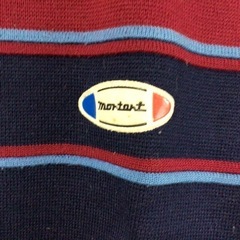 X456 montane/モンタン ニット セーター 70s Lサイズ 古着の画像