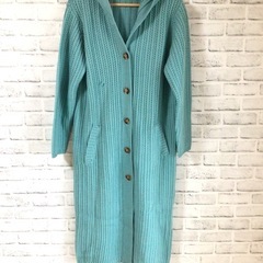 X459 Tre Pini/トレピニ カーディガン ロング フー...