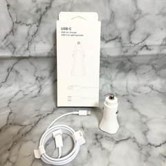 iPhone カーチャージャー 20w USB-C to lig...