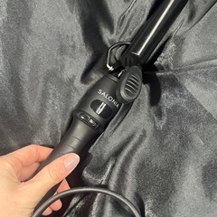 ALONIA サロニア セラミック カール ヘアアイロン コテ 25mm 耐熱ポーチ付 SL-008ABの画像