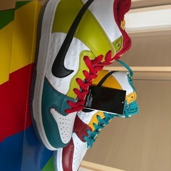 新品 nike dunk high の画像