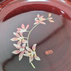 会津塗 漆器 菓子鉢の画像