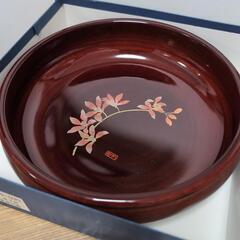 会津塗 漆器 菓子鉢の画像