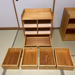 なかよしライブラリー いろは家具【は】 便利な衣類収納。1歳半頃からの子どもチェスト【いろは家具のは