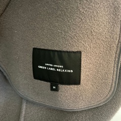 Green label relaxing 紫色コート  34の画像