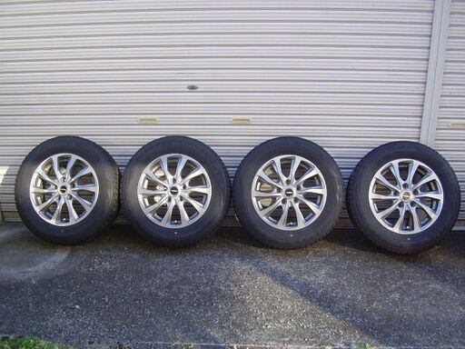 【完了】195/65R15 ｽﾀｯﾄﾞﾚｽ ｱﾙﾐ付き ﾌﾞﾘﾁﾞｽﾄﾝVRX2 4本中古 ノア・ヴォクシー・エスクァイア