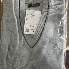 決まりました　　札幌市立篠路中学校　男子制服　セーター　Mサイズ　新品