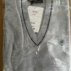 決まりました　　札幌市立篠路中学校　男子制服　セーター　Mサイズ　新品の画像