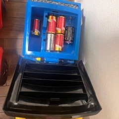 トーマス機関車電池式乗り物の画像