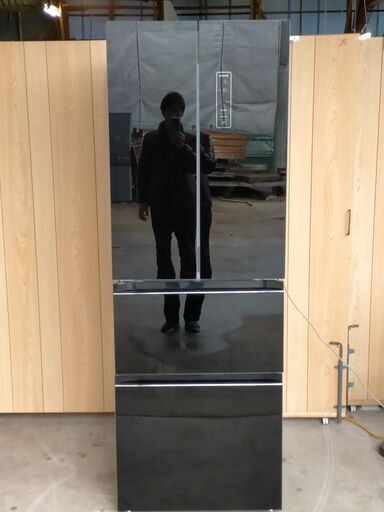 超美品 ニトリ 冷蔵庫 320L 22年製 動作確認 NTR-320 BK　【糸島市内 送料無料】73048-1-260