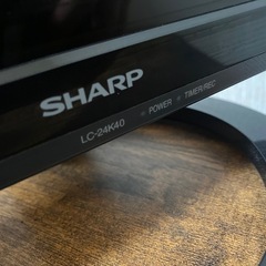 テレビ　SHARP AQUOS 24の画像