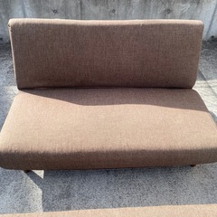 ファブリックセパレート ソファ オットマン 中古 家具 ソファベッドの画像