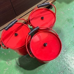 TERAMOTO 　灰皿　すいがら収集缶　レトロ　昭和　アンティーク　ヴィンテージ　ビンテージ　赤色　【残り1個】の画像
