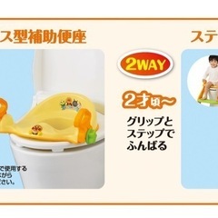 アンパンマン　トイレ補助便座の画像