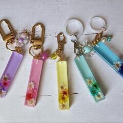 ドライフラワー❁⃘キーホルダー アンブレラマーカー