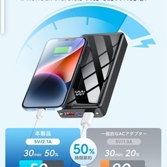 【新品未使用】① 【40000mAh大容量·新登場】モバイルバッテリー 大容量 急速充電 ３台同時充電 LCD電量残量表示 PSE技術基準適合 Type-C入出力兼用 LEDライト付き 2WAY入力ポート（Type-C+Micro） かしこく充電 iPad/iPhone/Android各種スマホ対応 安全設計 回路保護 機内持ち込み可能 旅行/出張/アウトドア/キャンプ/停電対策/防災用の画像