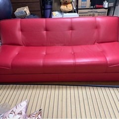 中古　ソファベッド　角にキズあり