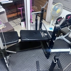 ベンチプレス台のセット
