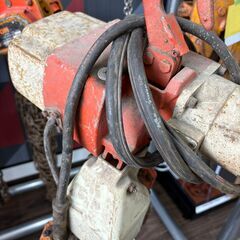 値下げしました！【中古】キトー KITO 型番不明 60ｋｇ電気チェーンブロックの画像