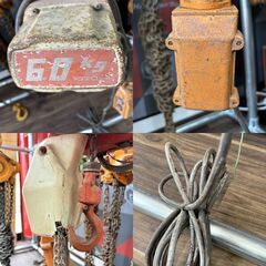 値下げしました！【中古】キトー KITO 型番不明 60ｋｇ電気チェーンブロックの画像