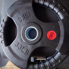 1.25kg 2.5kg 5kg 10kg15kg各2枚バーベルプレート5点セット 穴径50mm　筋トレの画像