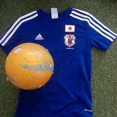 adidas 日本代表 4番 サッカーシャツ140cm【おまけ3...