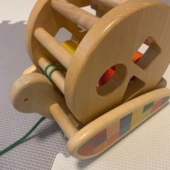 ボーネルンド　カラフルプルトーイ　木のおもちゃの画像