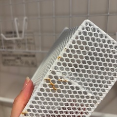 突っ張り棒、ネット、フックセットの画像