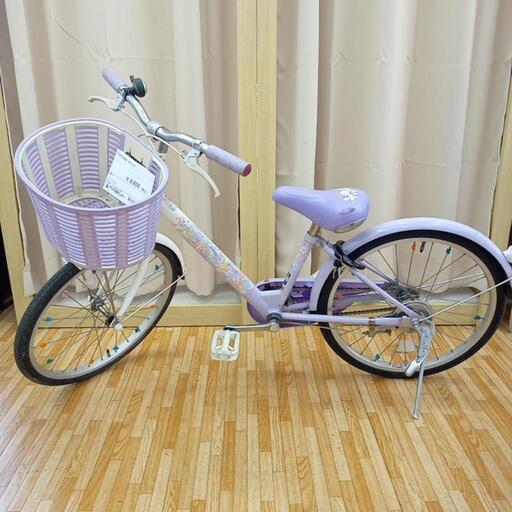★ジモティ割あり★ 子供用自転車　20インチ　紫　パープル　クリーニング済　YJ5197