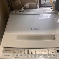 【取引き中】HITACHI 日立の洗濯機、乾燥機、乾燥機置き3点セット