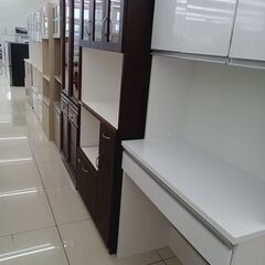 ★ジモティ割あり★ IKEA レンジ台 ホワイト H193×D39.5×W60.5 クリーニング済み HJ5784の画像