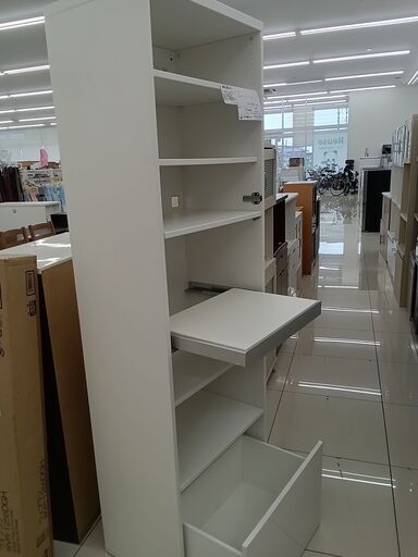 ☆ジモティ割あり☆ IKEA レンジ台 ホワイト H193×D39.5×W60.5 クリーニング済み HJ5784 (リユース日立店)  日立の収納家具《食器棚、キッチン収納》の中古あげます・譲ります｜ジモティーで不用品の処分