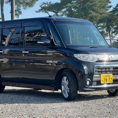 ★車検8年2月★ 最上級グレードH24 9万㌔　タントカスタムRS ターボ MOMOステ 社外オーディオ 純正15インチアルミ パワースライド ETC の画像