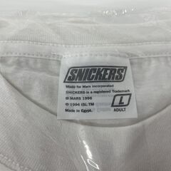 希少 未開封未使用 1998年 フランスワールドカップ Tシャツ Lサイズ 3枚セット SNICKERS/スニッカーズ 保管品 札幌市手稲区の画像