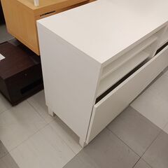 ☆ジモティ割あり☆ テレビ台 ホワイト W81×D35×H46 取り扱い クリーニング済み