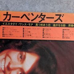 再度値下げしました　昭和レトロ　LPレコード2枚組　カーペンターズの画像