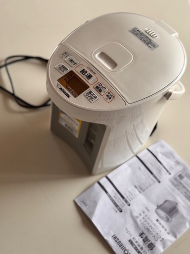 象印　VE電気まほうびん　優等生　2022年製