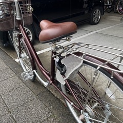 【完売御礼】【大人用】整備済 ブリヂストン アルミーユ超軽量26型 中古自転車 婦人車 茶色 <自転車のオオムラ 静岡店> 完売御礼】【大人用】整備済 ブリヂストン アルミーユ超軽量26型 中古