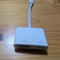 純正　iPhoneHDMI　タイプＣ変換
