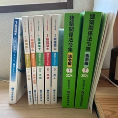 令和7年度一級建築士学科試験テキスト&法令集 令和7年度版 1級建築士試験 学科 厳選問題集500＋125
