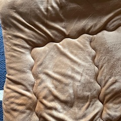 お取引中　シングル　掛け布団ベージュ系！の画像