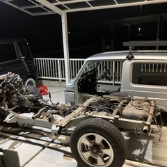 ジムニーJA12W部品どり車体